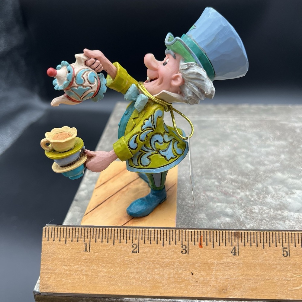 Jim Shore Disney Traditions Mad Hatter "A Spot of Tea" Figurine 6001273 No Box - Picture 10 of 12